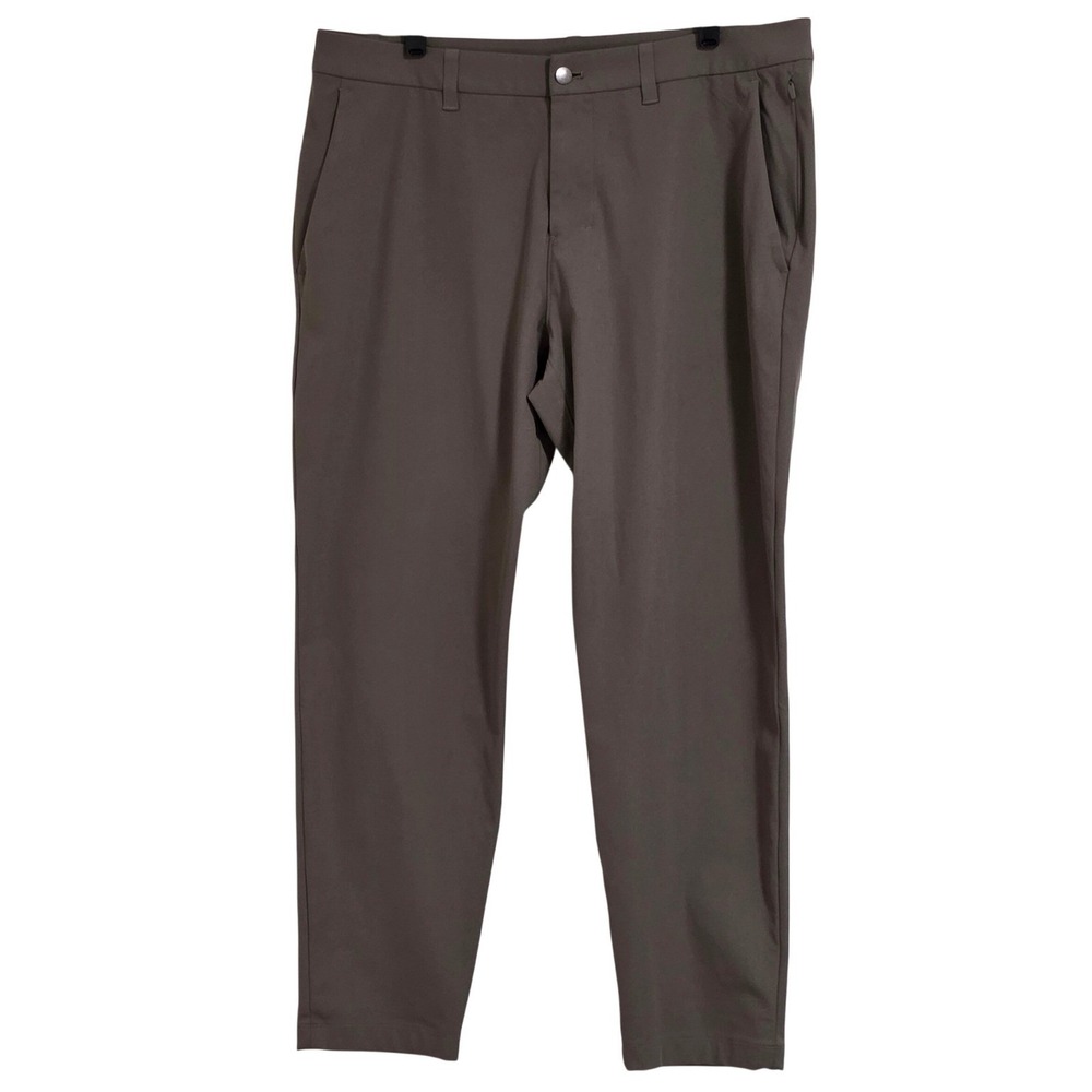 Lululemon ABC Slim-Fit Trouser Warpstreme Nomad Men Size 36 Pants Read